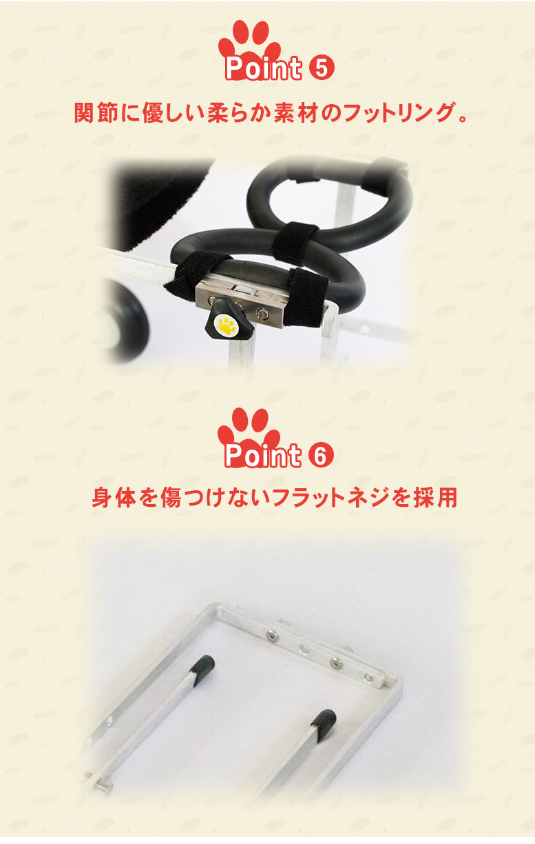ワンコのシルバーカー てくてくB 超小型犬 約3kg 犬用車椅子 犬用