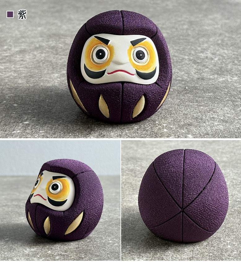 一秀 福だるま ちりめん 桐台 作札付 江戸木目込人形 インテリア 置物