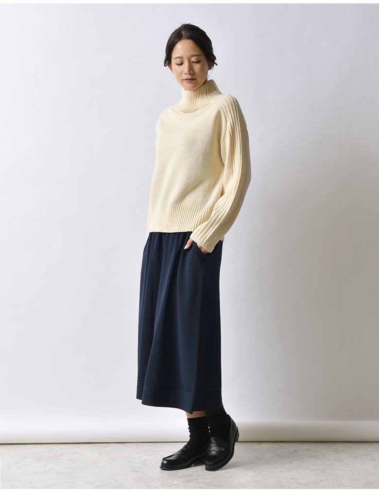 のびるニットロングスカート SAIFUKU サイフク 226 おなかをつつむ