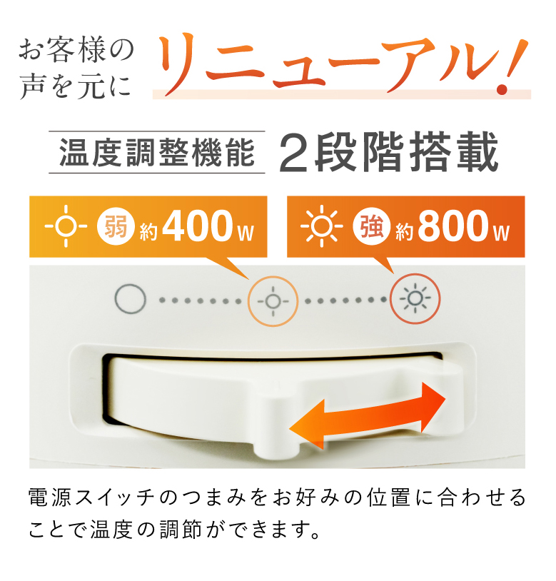 NIPLIFE 電気ヒーター ヌクレア NL-NK25WT NUKUREA NUKUREA ヌクレア NIPLIFE ニップライフ NL-NK25WT テーブル型 電気