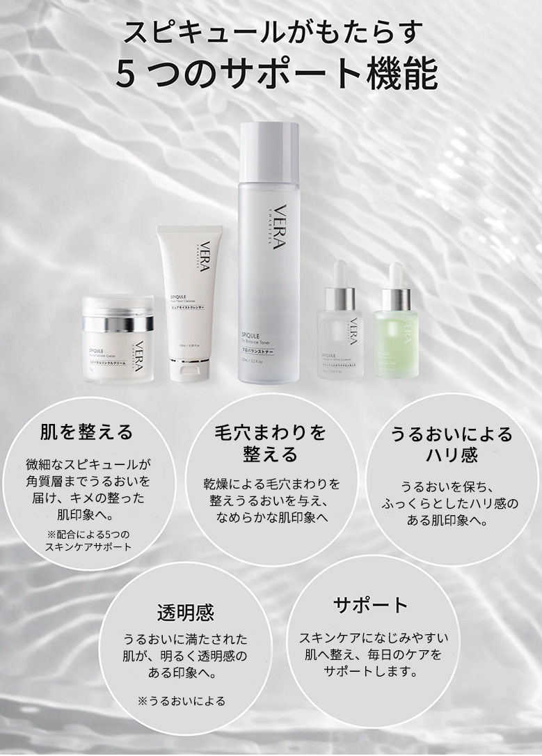 VERA CHARITES3日間お試し5点セット 日本製 フルセット ヴェラ