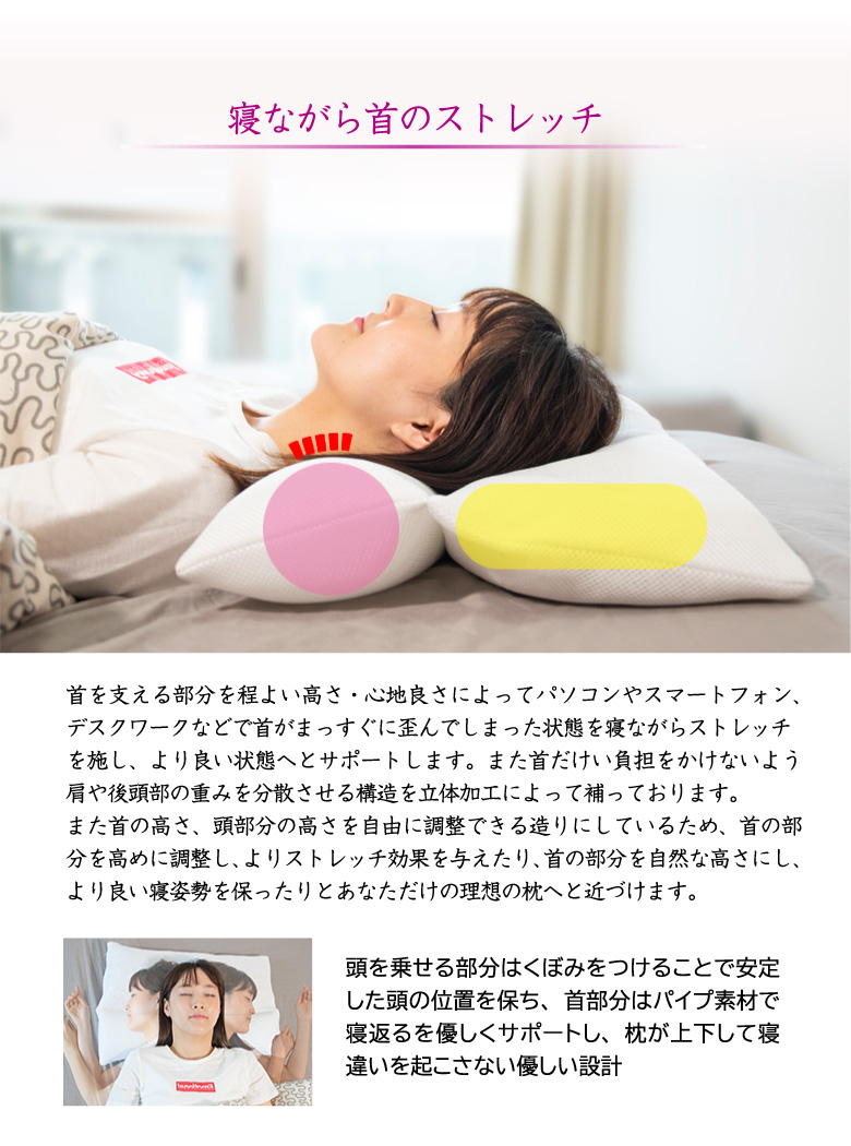 ストレートネック対策ピロー 医学博士 鈴木信司 日本製 洗える 手洗い