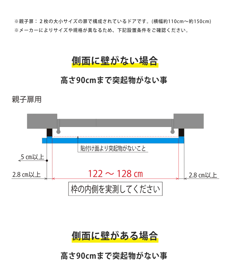 家庭用止水シート とめっぱ （親子扉サイズ） 玄関 浸水をガード