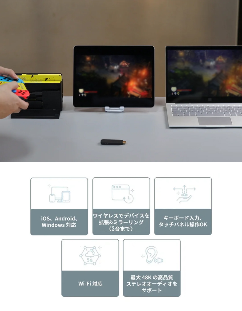 AURGA viewer A001 トランスミッター スマホ ノートPC
