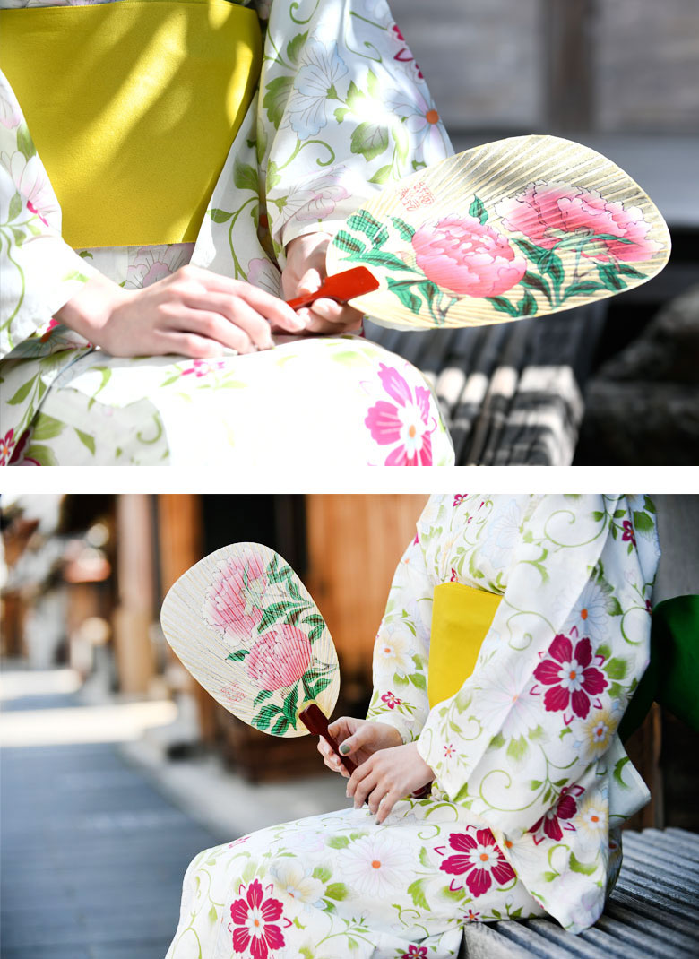 水うちわ 瓢型【飾り台付き】うちわ おしゃれ きれい 美しい 透明感