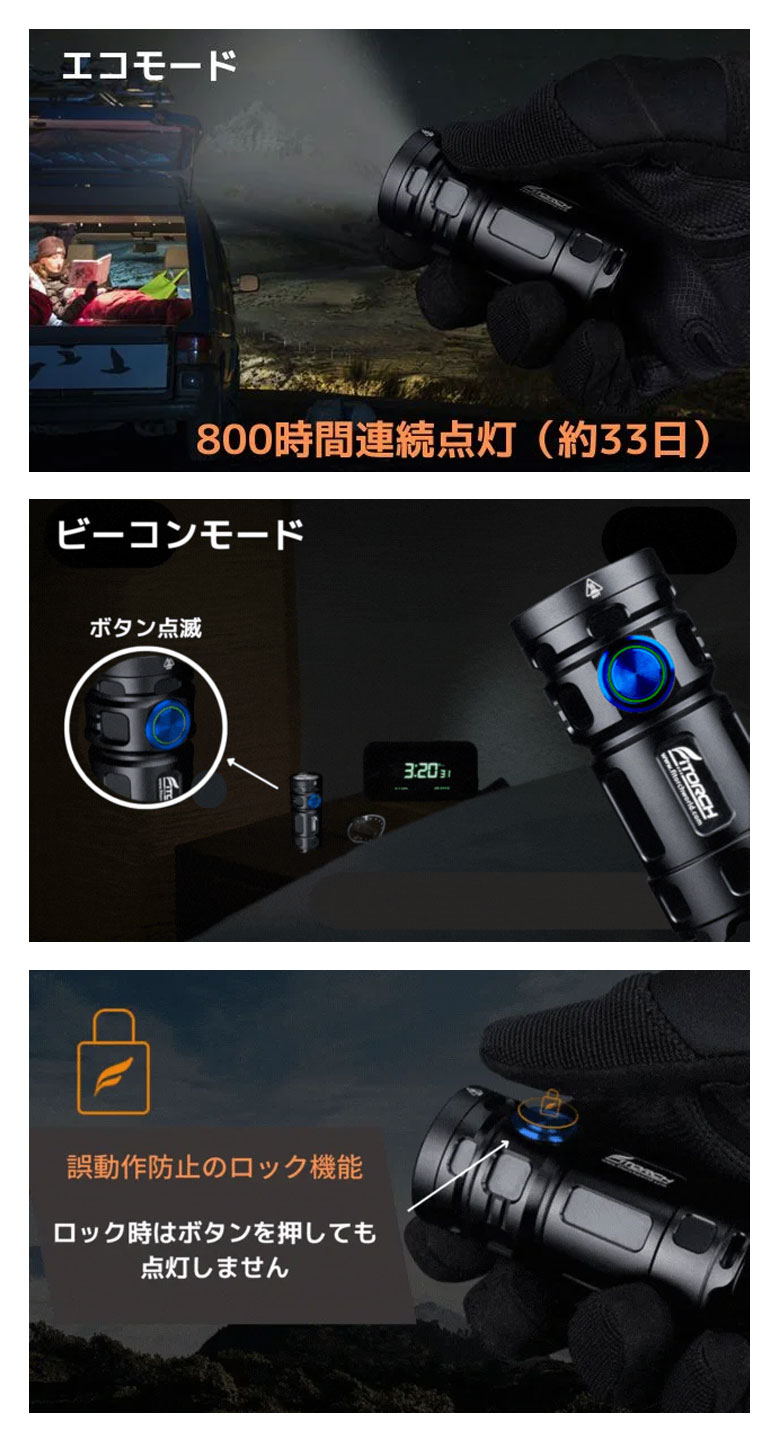 P25GT ライト 超高性能LED懐中電灯 懐中ライト 3000ルーメン 明るい