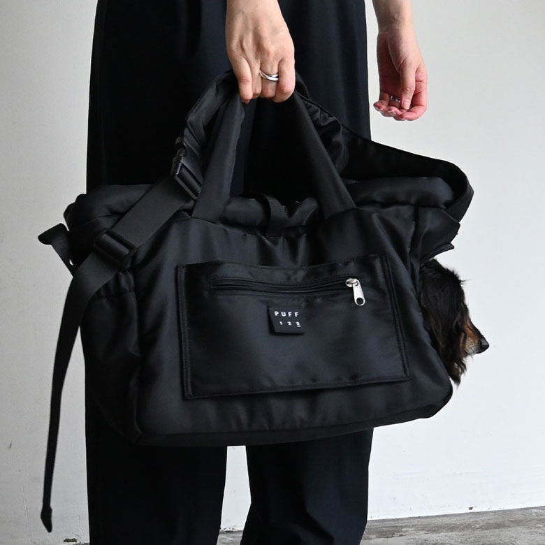 PUFF PET 3WAY TOTE（P25006） パフ 犬用 ペット用 バッグ ショルダー