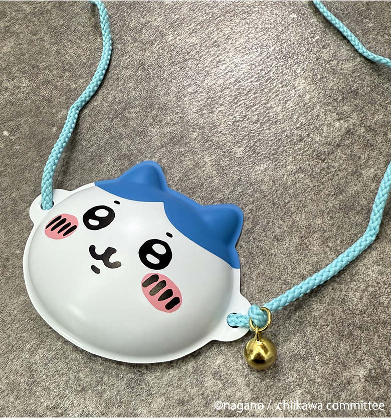 ちいかわミニお面 3個セット【鈴・紐付き】うさぎ ハチワレ ペット用