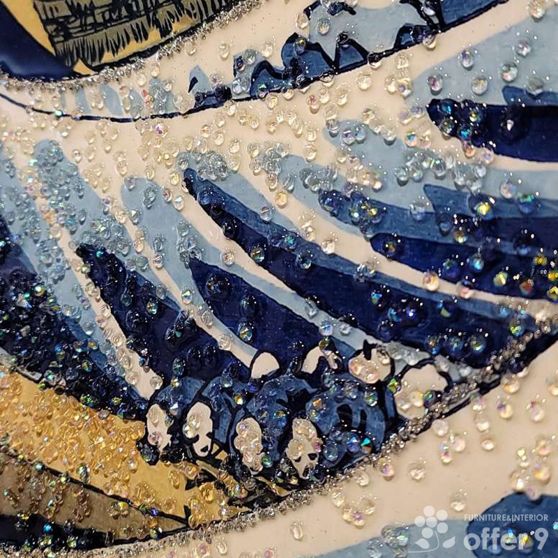 アートパネル クリスタル 水晶絵 アートフレーム 大型 風景 景色 絵画
