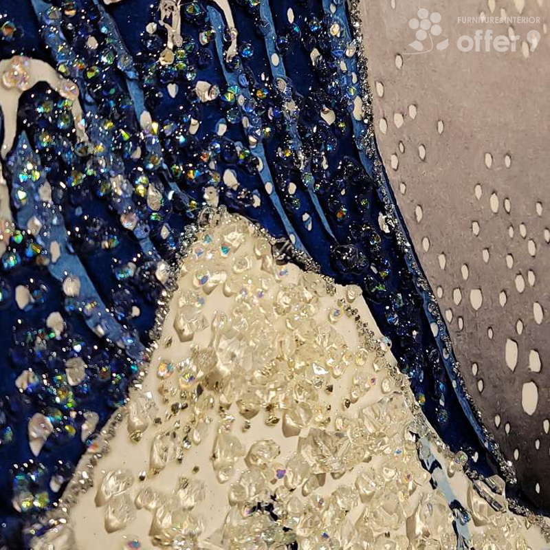 アートパネル クリスタル 水晶絵 アートフレーム 大型 風景 景色 絵画
