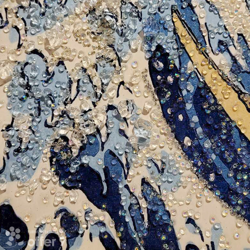 アートパネル クリスタル 水晶絵 アートフレーム 大型 風景 景色 絵画