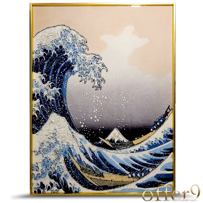 アートパネル クリスタル 水晶絵 アートフレーム 大型 風景 景色 絵画