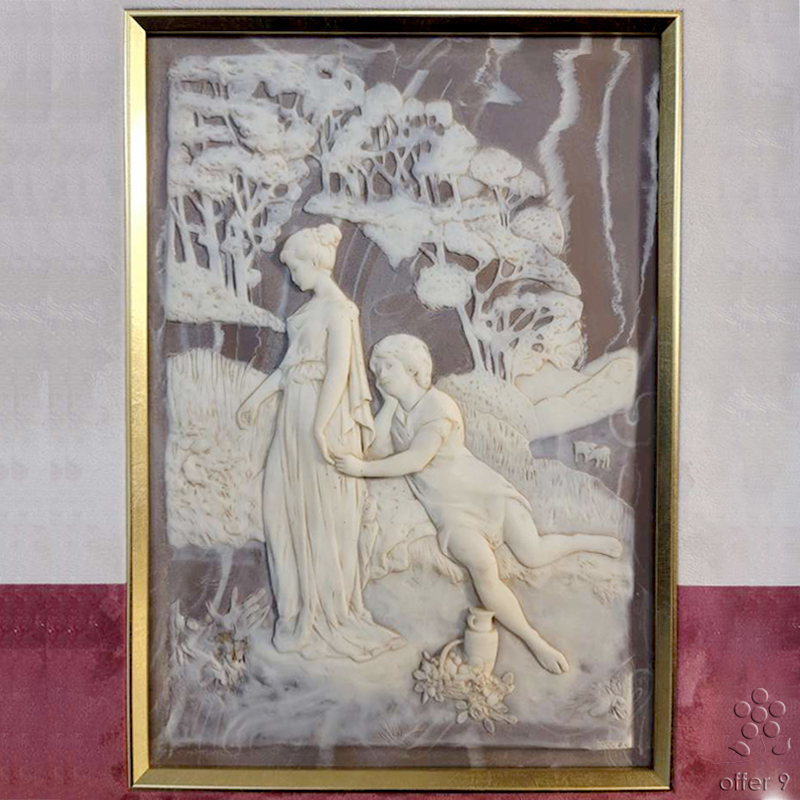 カメオ型絵画　、油絵　果物絵画、壁飾り　、カメオ型絵画壁掛け 客廳 掛畫 カメの絵 壁の装飾 吊り下げ絵 動物のアートワーク