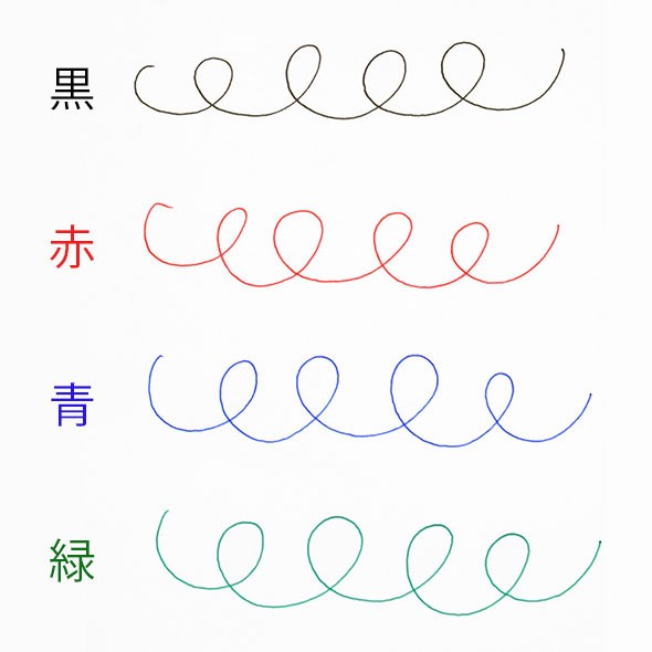 なめらかな書き心地