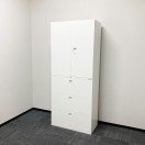 レクトライン オカムラ レクトラインシリーズ 引違い書庫［3枚扉