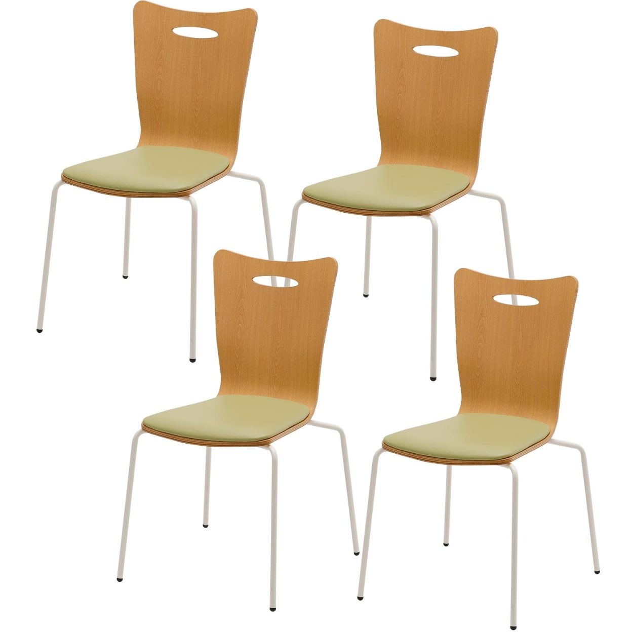 B【2脚】プライウッドチェア 連結・スタッキング可能 B【2脚】プライウッドチェア 連結・スタッキング可能