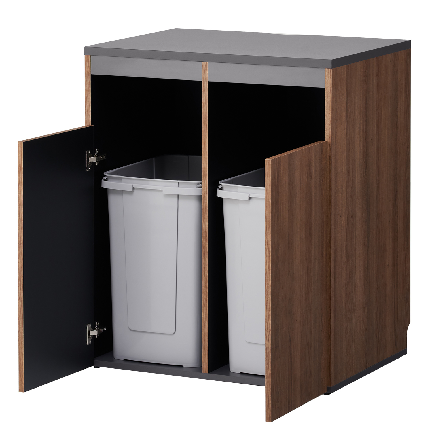 オフィスコム 法人様限定 ゴミ箱収納用カウンター 木製 幅796×奥行608