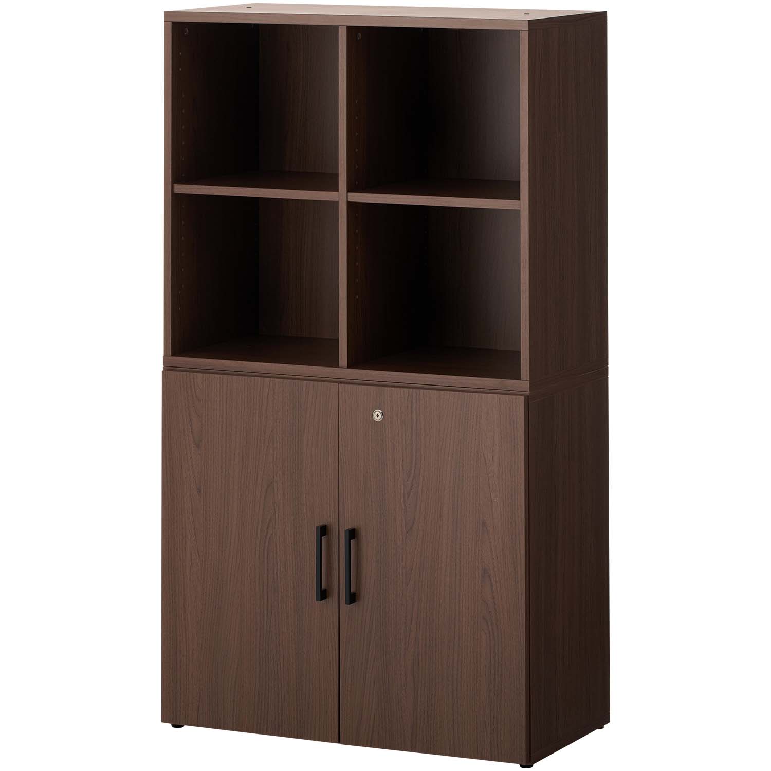 オフィスコム 法人様限定 セルボ2.0 木製キャビネット上下セット 2列2