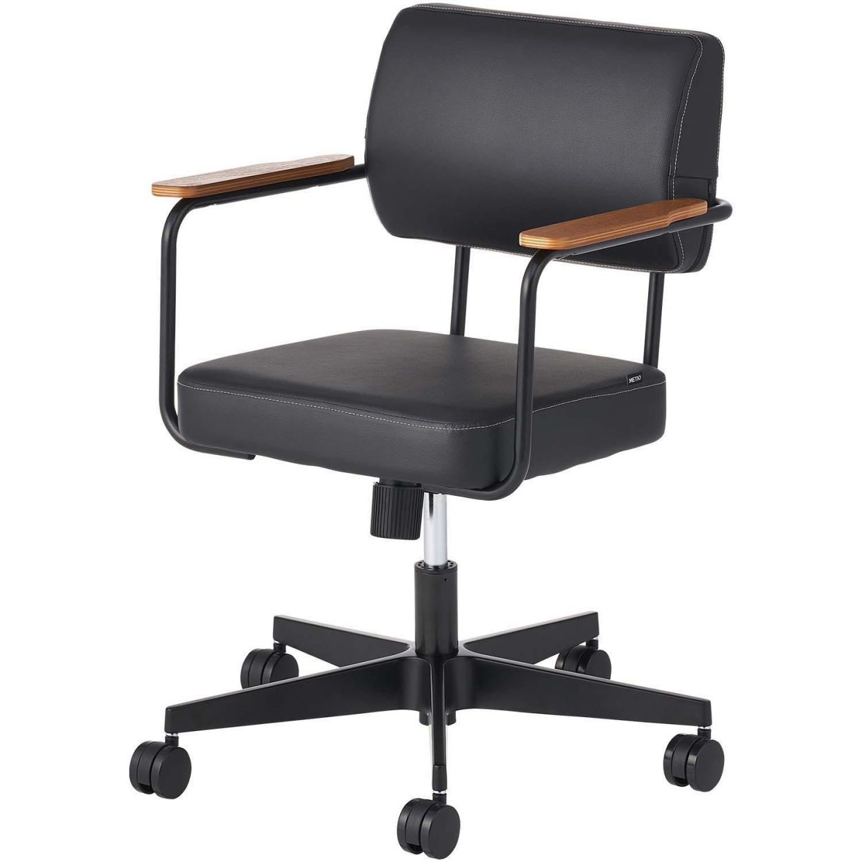 オフィスチェア おしゃれ メティオ2.0 ロッキングタイプ PCチェア 椅子 肘付き ミーティングチェア ブルックリン 幅655×奥行678×高さ755〜845mm｜officecom｜03