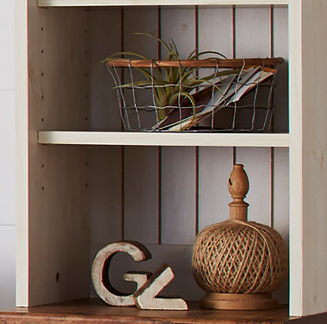 クロシオ カントリー ハイキャビネット 食器棚 隙間収納 幅400×奥行400