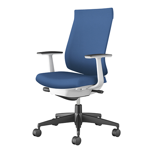 chi ページ コクヨ ウィザード4（Wizard4）樹脂脚 ローバック レザー張り C06