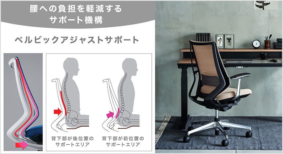 デュオラ Duora オフィスチェア メッシュタイプ ハイバック アルミ肘