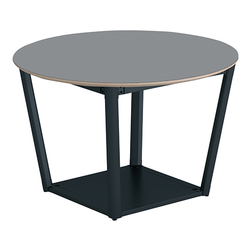 【早い者勝ち】 コクヨ リージョン ラウンジテーブル ボックス脚 ミドルローテーブル 幅1050×奥行1050×高さ624mm 円形 リノリウム天板 脚ブラック LT-RGC10MLE6AF 【P1814850192】(65165円)