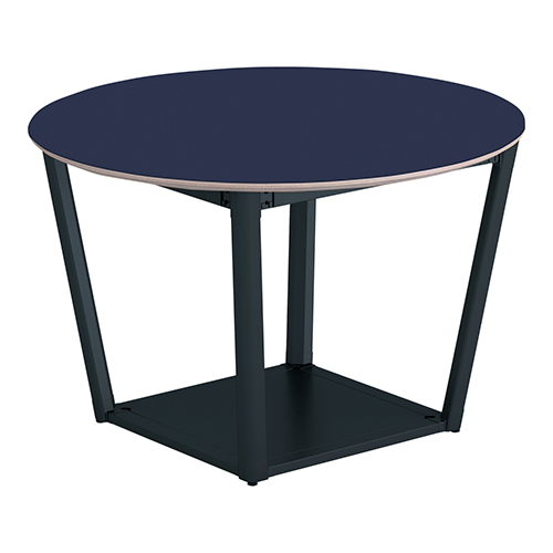 【早い者勝ち】 コクヨ リージョン ラウンジテーブル ボックス脚 ミドルローテーブル 幅1050×奥行1050×高さ624mm 円形 リノリウム天板 脚ブラック LT-RGC10MLE6AF 【P1814850192】(65165円)