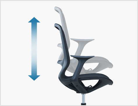 LIVING HOUSE×オフィスコム SITZONE レインボーチェア メッシュチェア