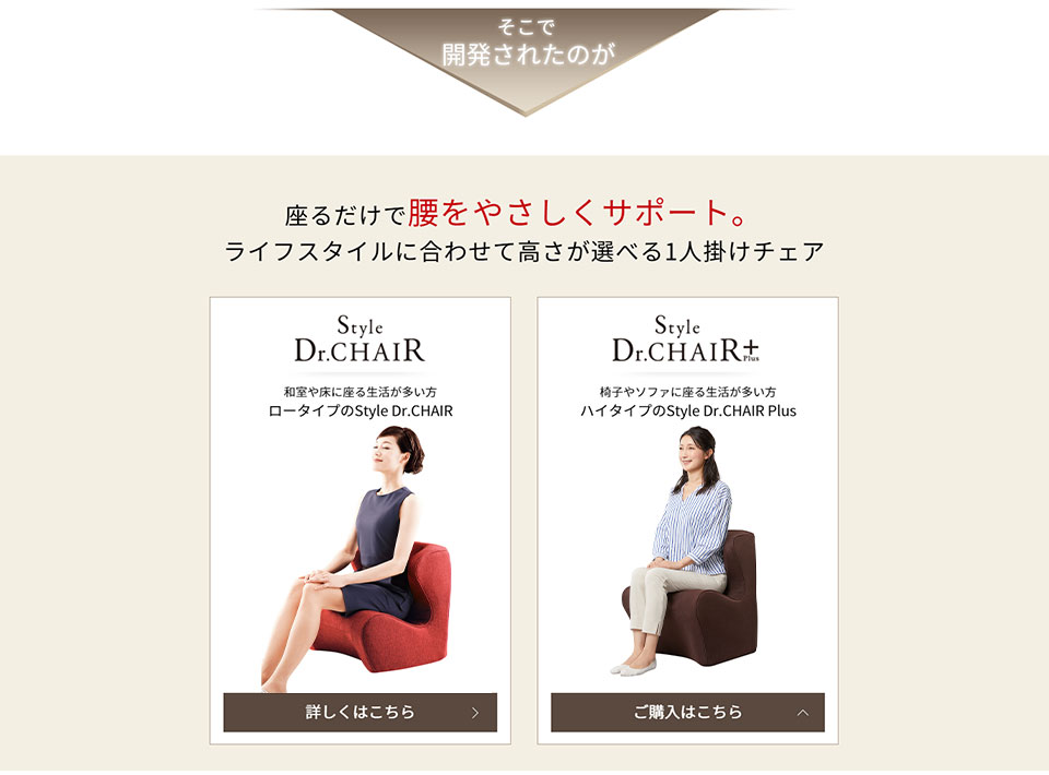 Style Dr. CHAIR Plus スタイルドクターチェア プラス スタイリッシュ