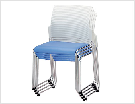 FCスタッキングチェア ミーティングチェア 1脚 NI-FC-88V 国産