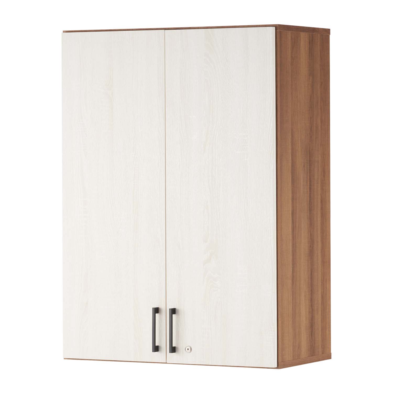 オフィスコム 法人様限定 キャビネット おしゃれ 木製 レモダ 3段 扉