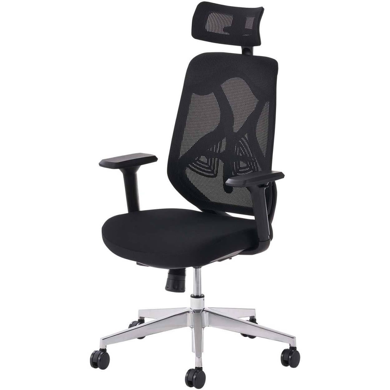 オフィスチェア メッシュ YS-1 可動肘 ヘッドレスト デスクチェア おしゃれ 椅子 チェア ワークチェア パソコンチェア  幅700×奥行700×高さ1140〜1240mm