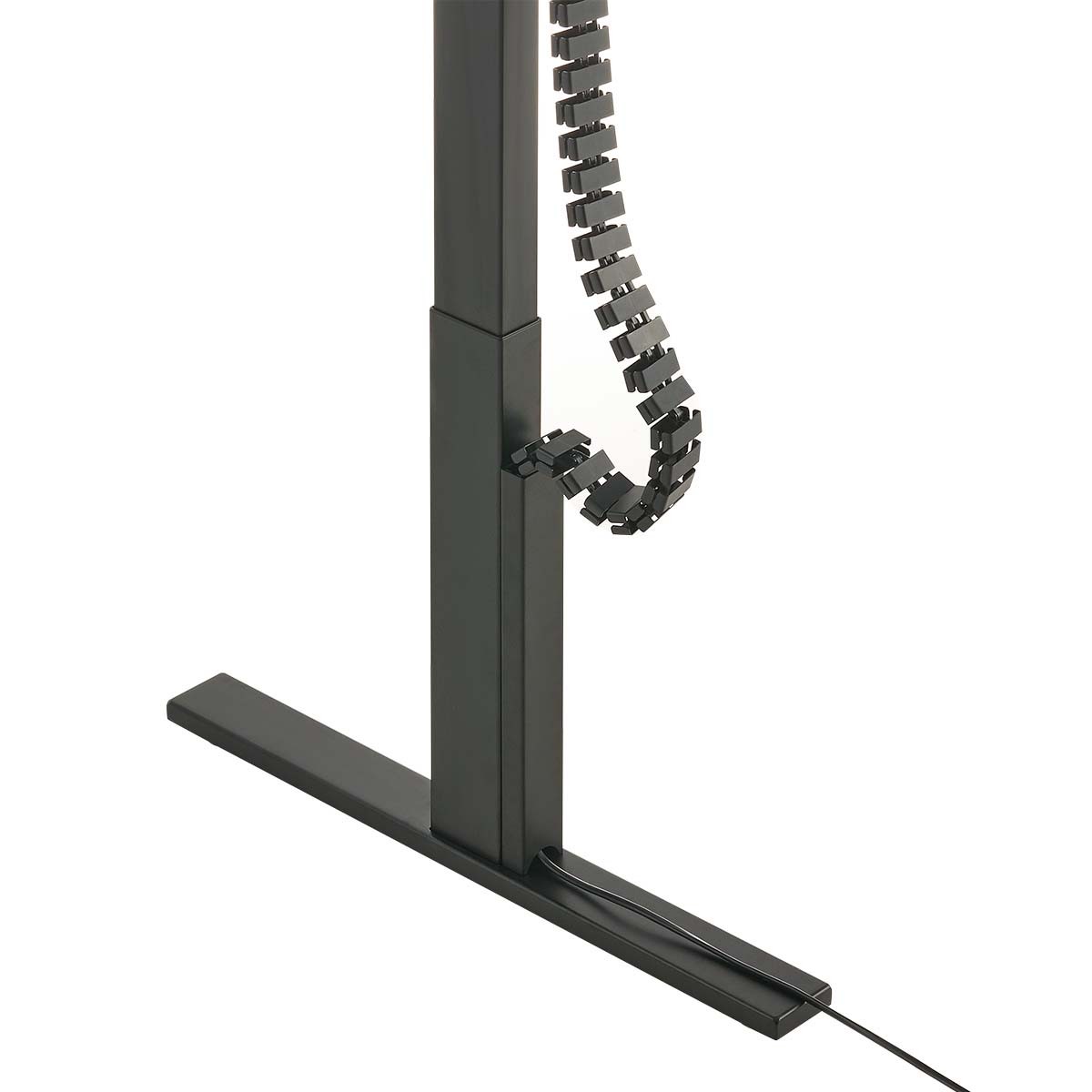 オフィスコム ケーブルガイド 配線 蛇腹式 マグネット着脱 昇降デスク