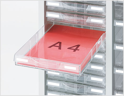 ブラック4/13入荷 コンビ書庫 書類ケース2列+オープン棚 ホワイト