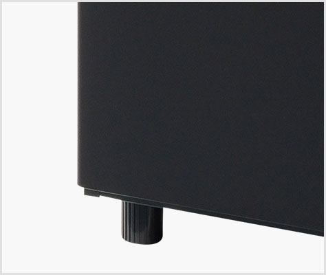 オフィスコム 法人様限定 スチールデスク ブラック EX 専用脇机 3段