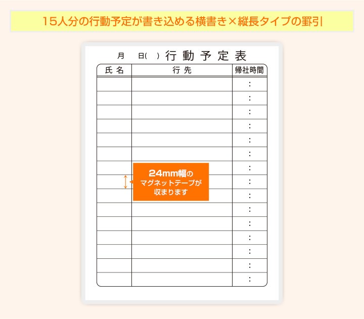 法人様限定 ホワイトボード 壁掛け 15人用 行動予定表 450×600 1.25kg マグネット対応 粉受け付き マーカー付き イレーザー付き  :OC-WBA4560-15W:オフィス家具通販のオフィスコム - 通販 - Yahoo!ショッピング