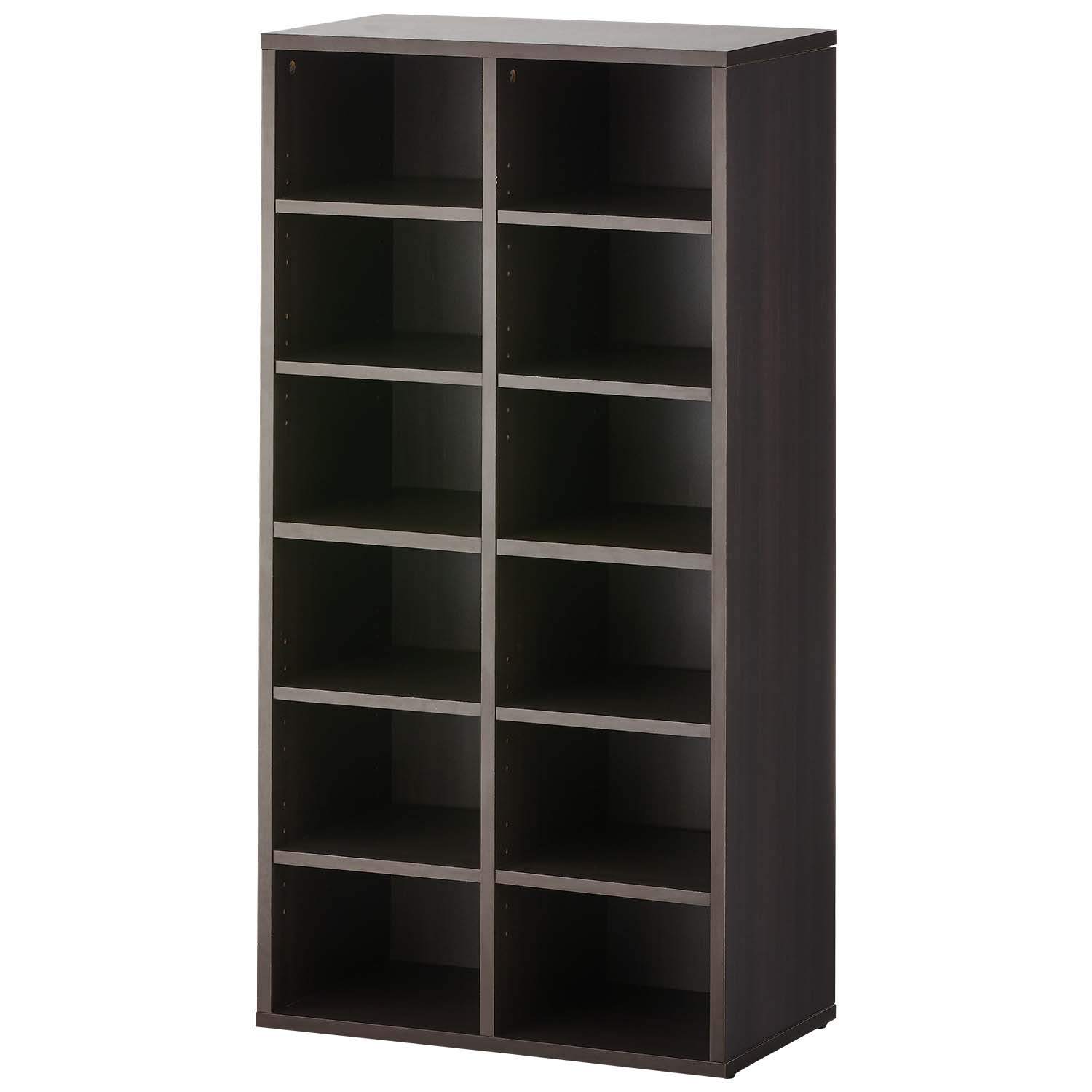 オフィスコム 法人様限定 シューズラック 12人用 2列6段 下駄箱 木製