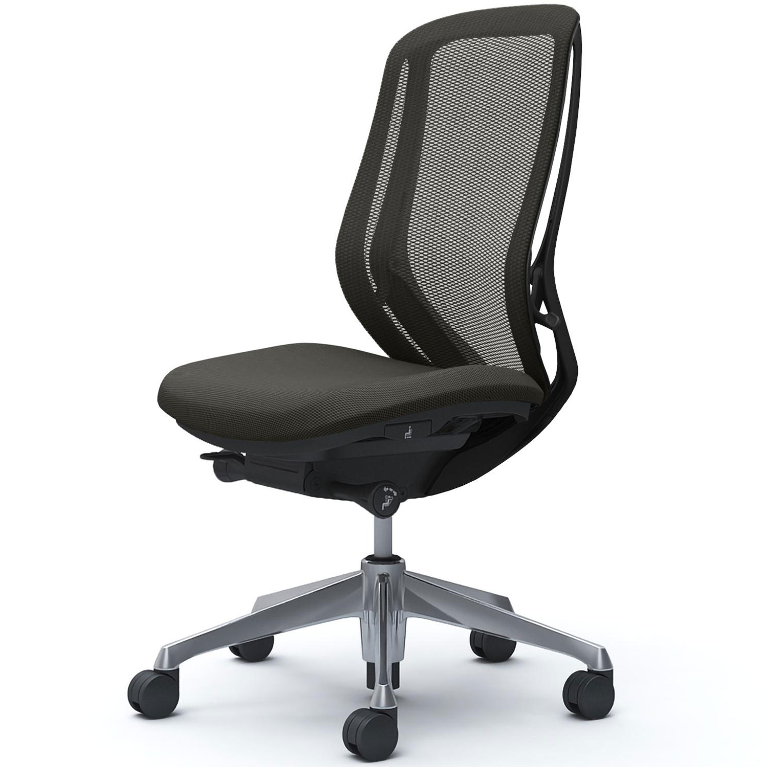 ★美品★オフィスチェア okamura(オカムラ) シルフィ― エキストラハイバック ブラック ヘッドレスト付き 送料無料】 オカムラ シルフィー オフィスチェア エクストラハイバック
