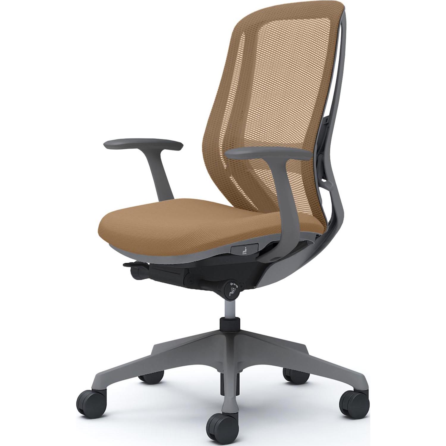 オカムラ（okamura） シルフィー オフィスチェア 固定肘 背メッシュ 座