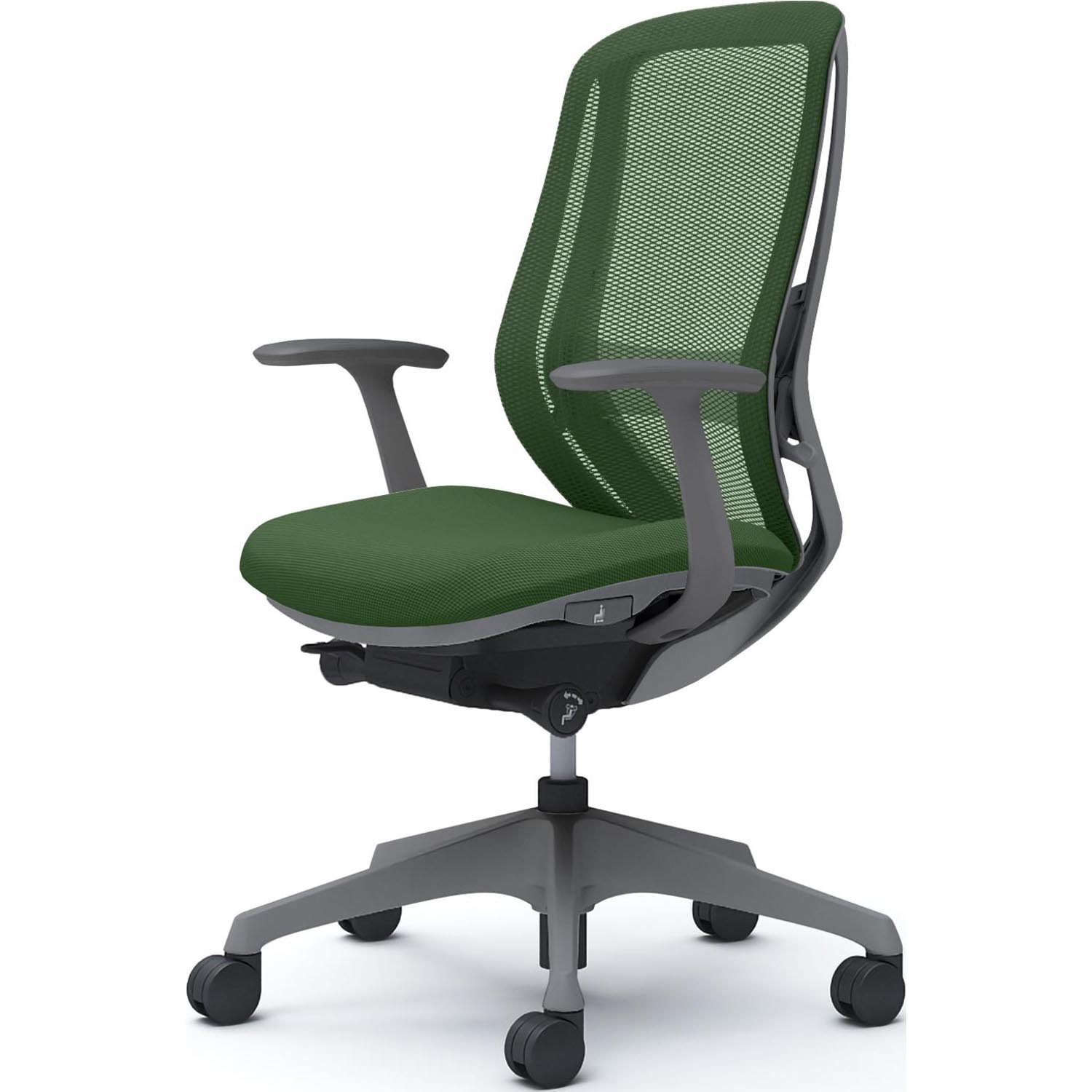 オカムラ（okamura） シルフィー オフィスチェア 固定肘 背メッシュ 座