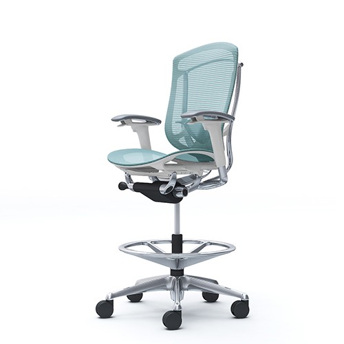 コンテッサ メッシュ ワーク チェア ブルー 青 リモート ※出来れば