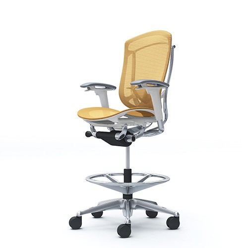 コンテッサ オカムラ セコンダ ハイチェア デスクチェア 座メッシュ