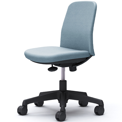 CD13AR ライブス エントリーチェア Lives Entry Chair(コンパクトタイプ) オフィスチェア 肘なし ブラックボディ インターロック ナイロンキャスター(オカムラ)_10