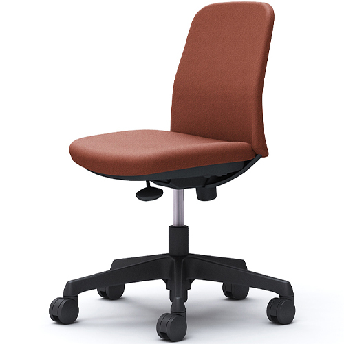 CD13AR ライブス エントリーチェア Lives Entry Chair(コンパクトタイプ) オフィスチェア 肘なし ブラックボディ インターロック ナイロンキャスター(オカムラ)_7