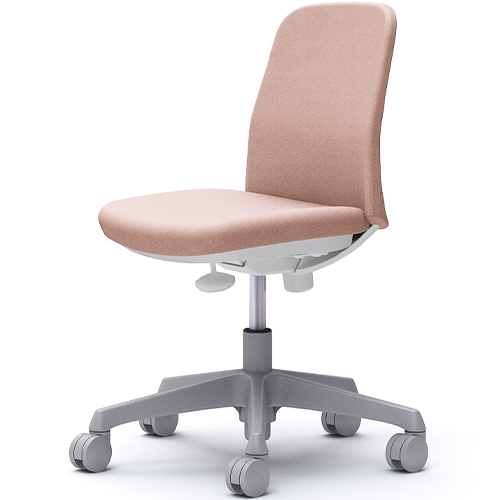 CD13BW ライブス エントリーチェア Lives Entry Chair(コンパクトタイプ) オフィスチェア 肘なし ホワイトボディ インターロック ナイロンキャスター(オカムラ)_9