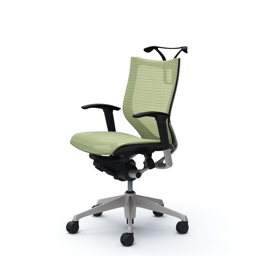 驚きの破格値SALE オフィスチェア オカムラ バロン baron デスクチェア 椅子 ローバック 座メッシュ アジャストアーム シルバーフレーム ブラックボディ ハンガー CP84CR オフィス家具通販のオフィスコム - 通販 得価SALE