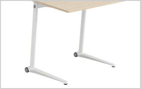 ライブス オカムラ Lives パーソナルテーブル MS85FK スクエア天板 幅