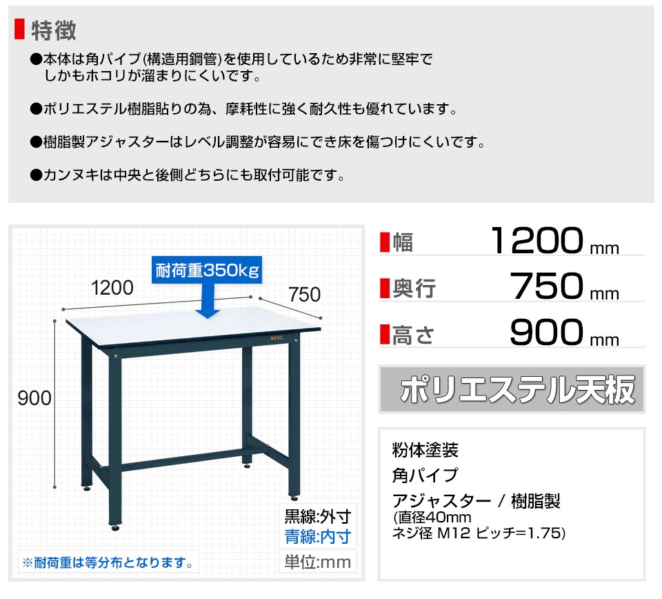 新着商品 サカエ 軽量立作業台KDタイプ KD-69PD ad-naturam.fr