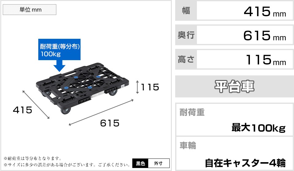 期間限定特価品 6台セット TRUSCO まとめ買い 連結式ルートバン MPK-500NJ-BK MPK-